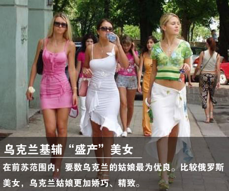 乌克兰美女成“灾” 全球十大美女城市居首
