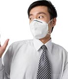 图解如何正确戴口罩以防雾霾