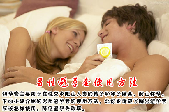 男性避孕套使用方法