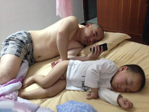超奇葩的搞笑睡姿