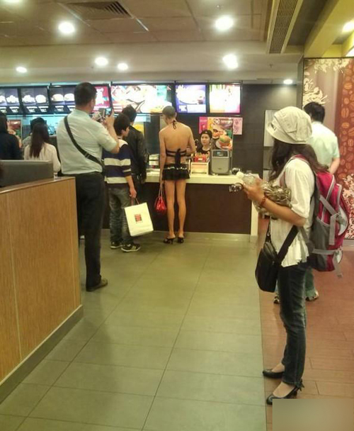 洋快餐店真是个神奇的地方
