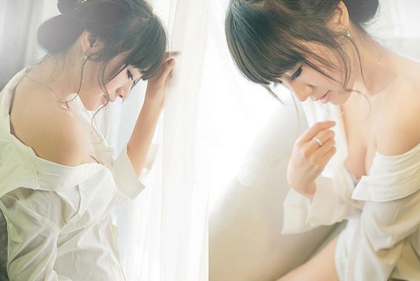 性感美女的绝色香肩